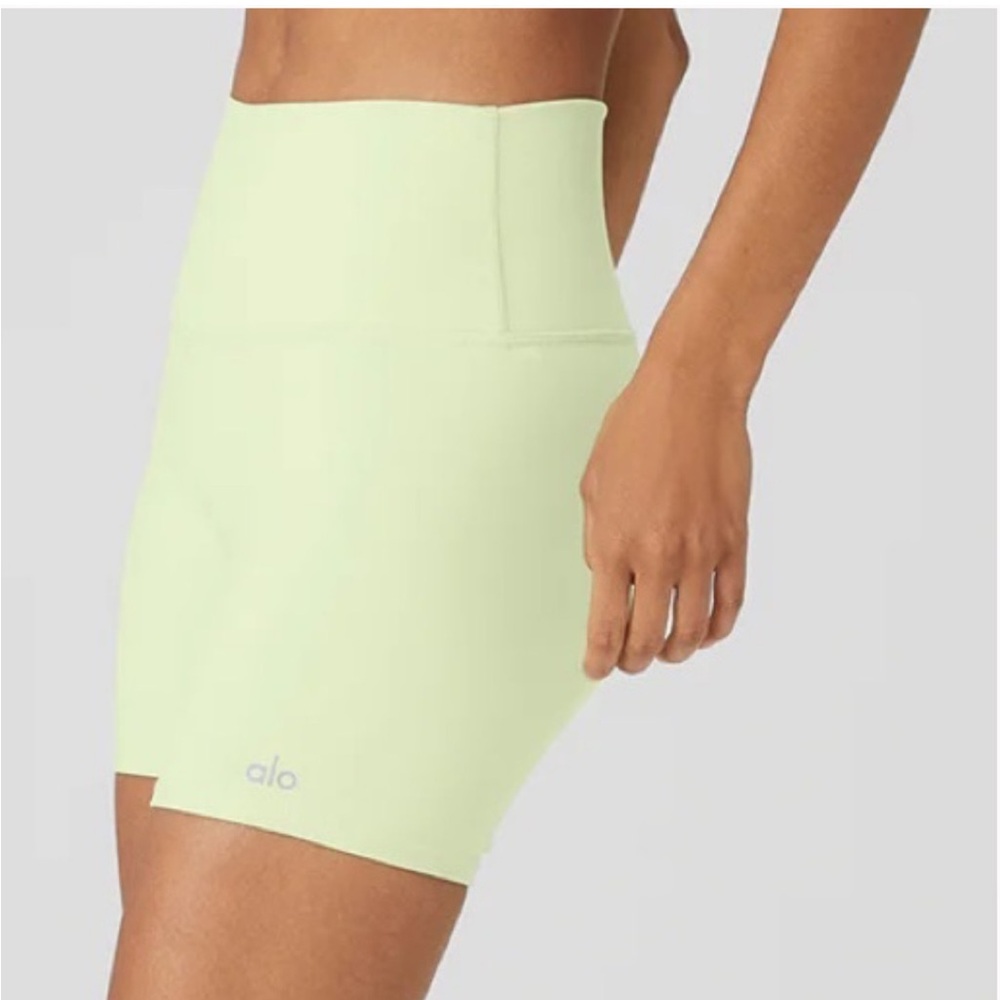 ALO Yoga Light Green Shorts